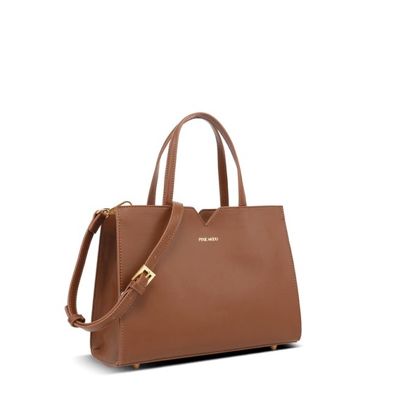 Mid-sized Tan Pixie Mood satchel - Picture 3 of 5